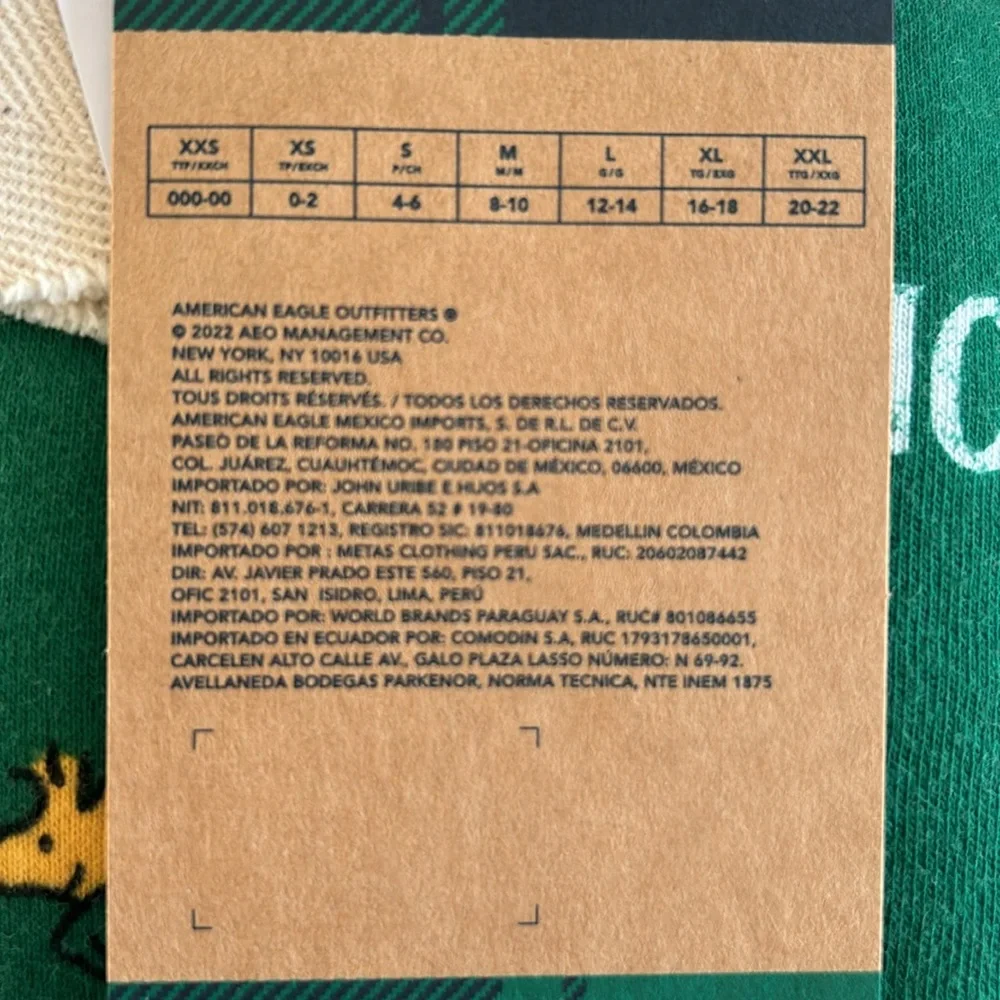 AMERICAN EAGLE fleece PJ set - Peanuts - Picture 5 of 5
